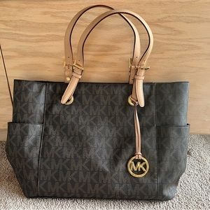 Large Michael Kors Logo Tote Bag